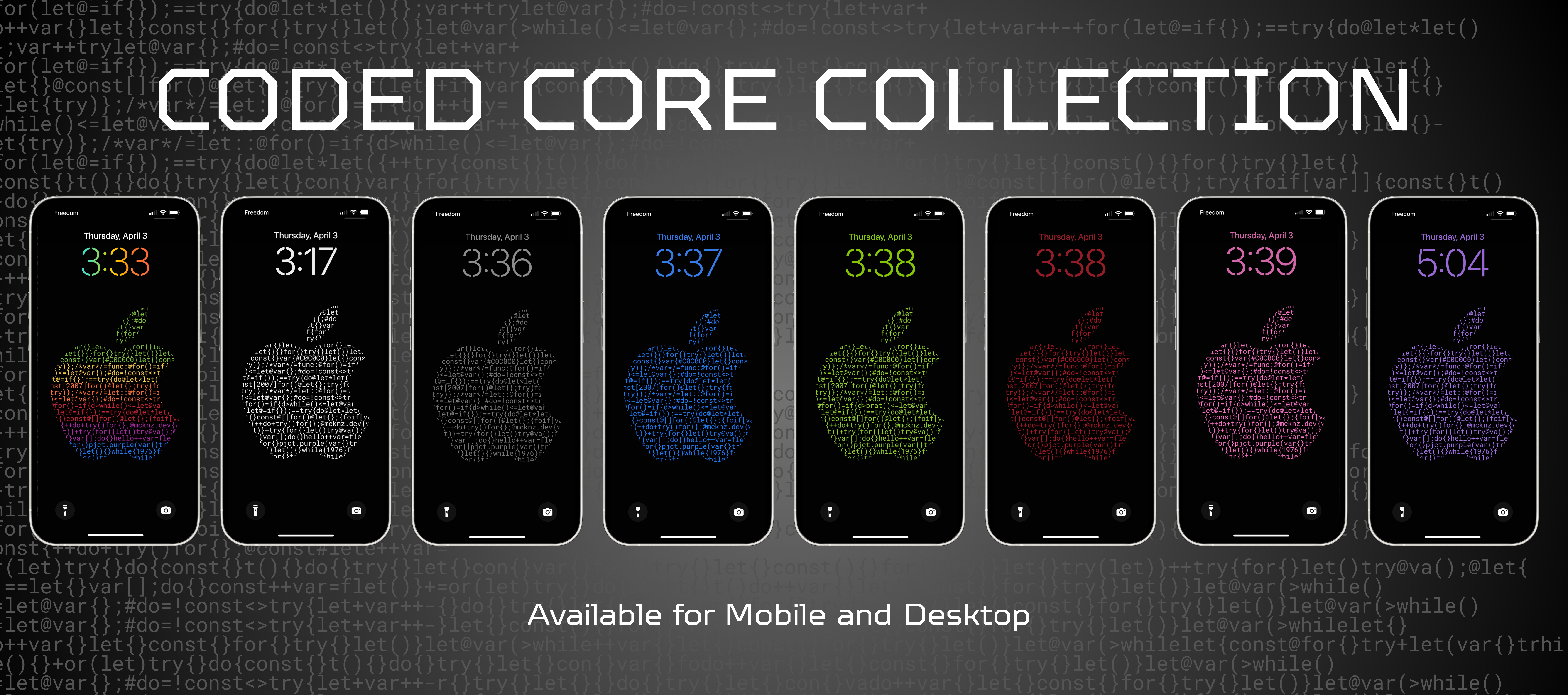 Coded Core Collection Banner